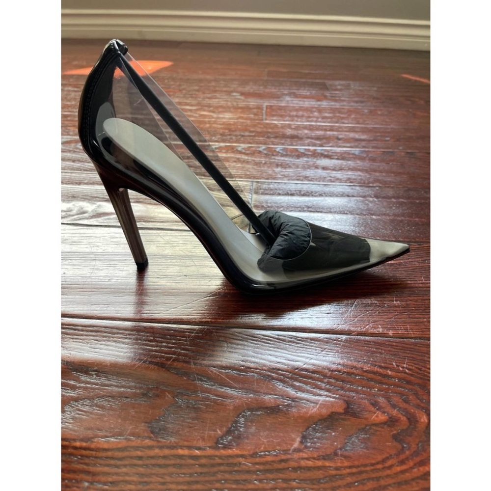 Good American Black Classic Stiletto Heels